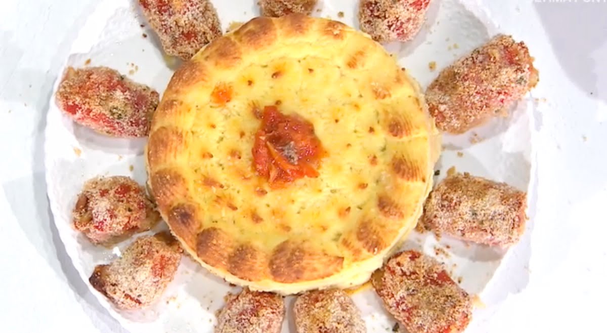 involtini e torta di patate