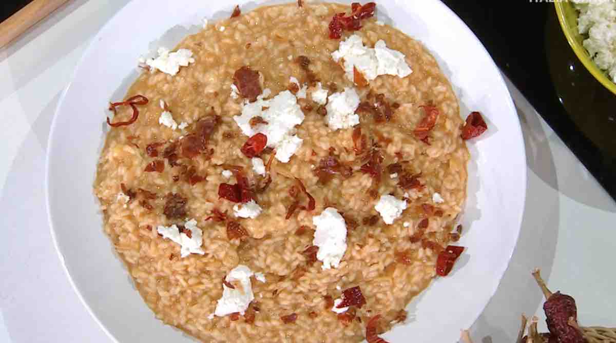 risotto peperoni e culatello