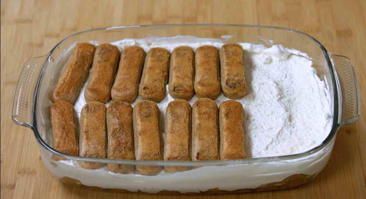 savoiardi e crema al cocco